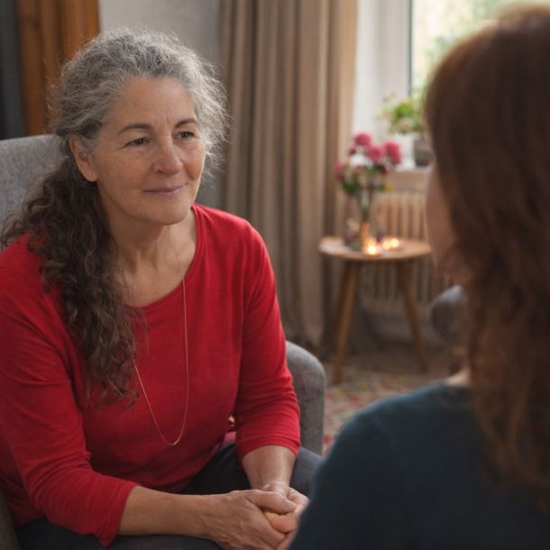 Aglaia-Juliana im Gespräch bei einer Jenseitskontakt-Sitzung